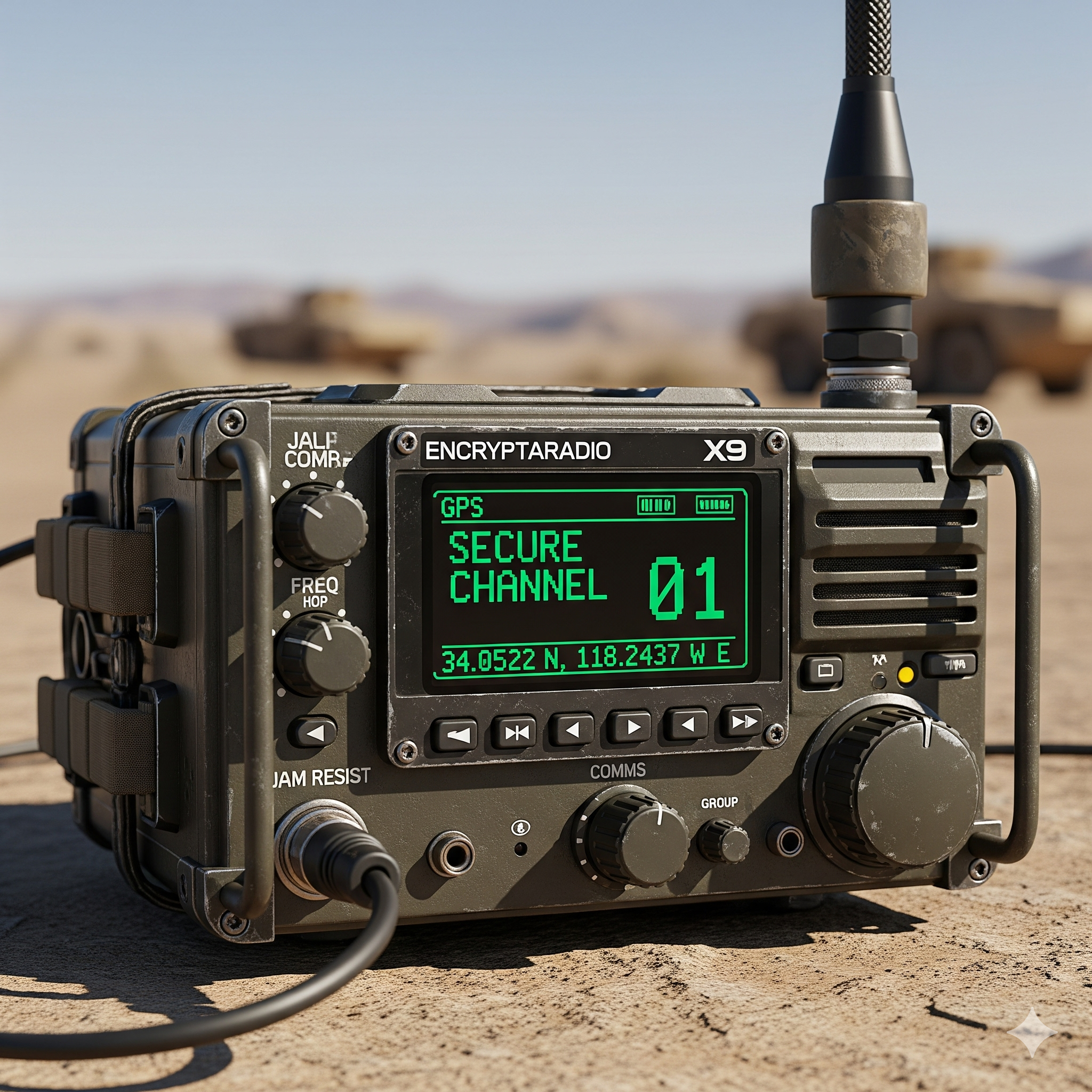 EncryptaRadio X9 tactical encrypted radio