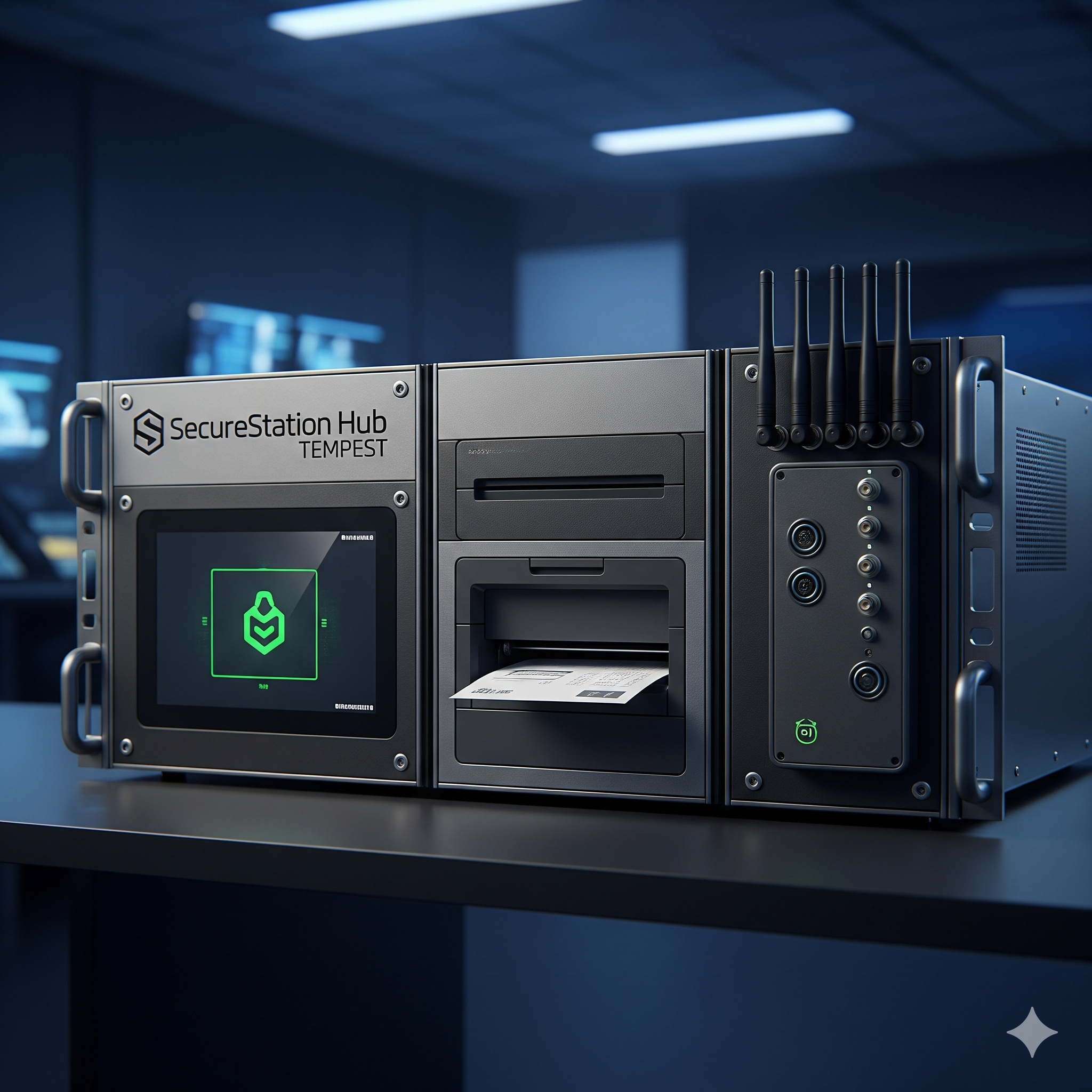 SecureStation Hub integrated secure workstation